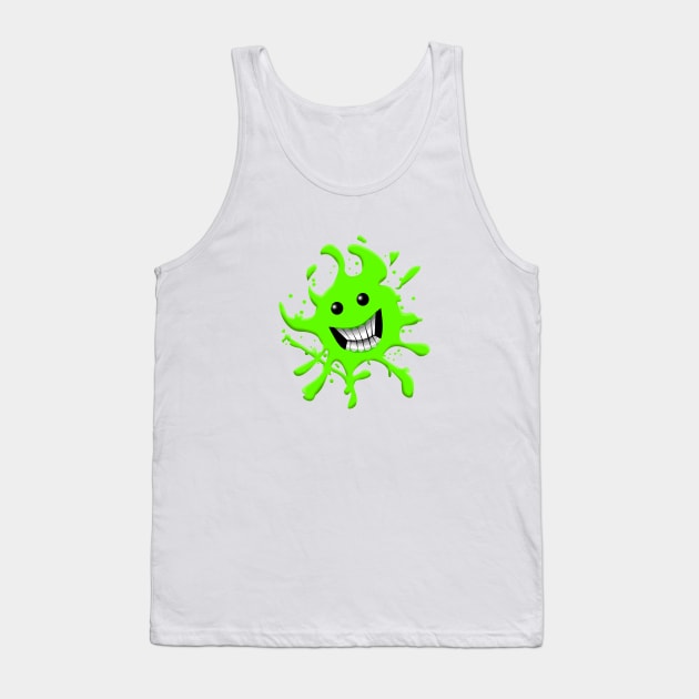 Slimy Smile Tank Top by Wickedcartoons